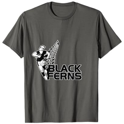 New Zealand Black Woman Farn Rugby Team T-Shirt
