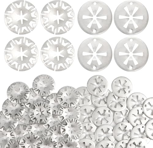 80 Pièces Rondelles de Verrouillage Rapide, 30mm Rondelles de Blocage Starlock, Rondelles de Serrage en Acier, Rondelle de Blocage, Rondelle Autobloquante Rapide, Rondelles Starlock