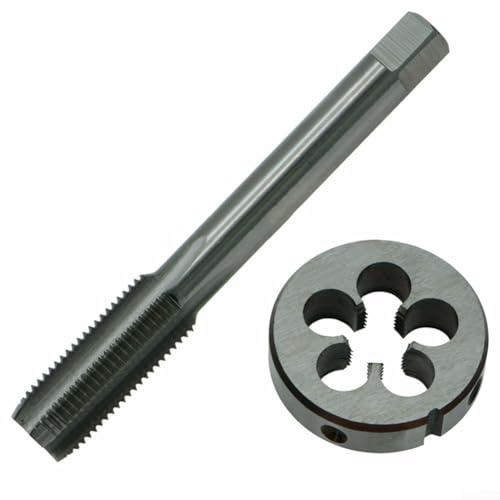 Jeu de tarauds et filières M12 x 1,25 mm, filetage métrique à droite 12 mm x 1,25 mm Pas M12 x 1,25 mm