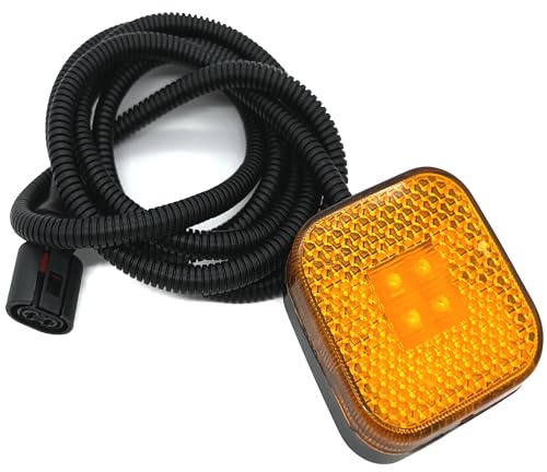 SAMETRUCK Seitenmarkierungsleuchte LED passend für MAN TGA TGX TGL TGS TGM F2000 mit Kabel