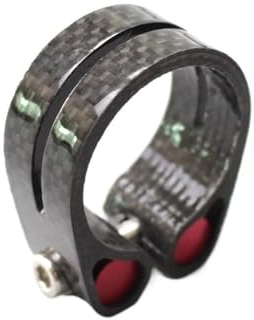 Sattelklemme Fahrrad Carbon Sattelstütze Klemme 27,2mm 30,8mm 31,6mm Locking Sitzrohr Clip Carbon Ultraleicht Sattelstütze Zubehör Sattelklemme(D 31.6mm)