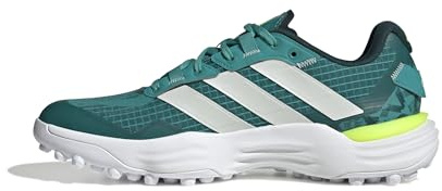 adidas Unisex Adipower 3 Hockey-Schuhe, Pure Teal/Zero met./Aurora ivy, 46 EU
