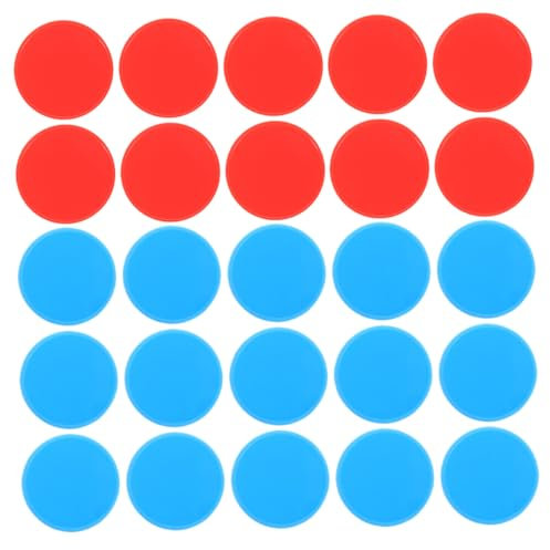 VICASKY 200stücke Kunststoff-lernzähler Mini- Spielmarken Für Mathematik Zählübungen Lehrbelohnungen Farbige Zählscheiben Sortierscheiben