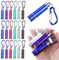 HOSPAOP 18Pcs Mini LED Taschenlampe, Kleine Taschenlampe Schlüsselanhänger Mini Lampe mit 3 CR2032 Batterien für Mitgebsel Gastgeschenke, Handlampe für Notfall Camping Outdoor