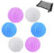 Jimkply Lot de 6 balles de séchage pour sèche-linge, balles de tennis de 6 cm, avec sac de 17 x 22 cm, balles de lavage réutilisables, pour éviter les enchevêtrements et les vêtements