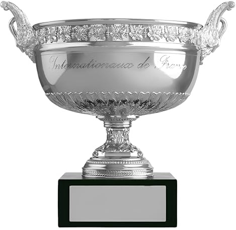 MIAOWR Tennistrophäe Der French Open Für Herren, Höhe: 16cm, Champion-Souvenir, Tischdekoration Für Zuhause, Bar, Büro, Geschenk Für Fans
