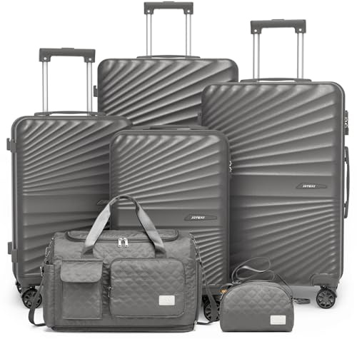 Joyway Ensemble de Valises Rigide 6 Pièces, Serrure TSA, roulettes 360°