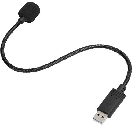 Tomantery Mini Micrófono USB Portátil para PC Portátil 7/OS X, Mini Micrófono USB de Alta Sensibilidad para Computadora, Compacto para 2000/ XP, Adecuado para Grabación a Máxima Velocidad, 1