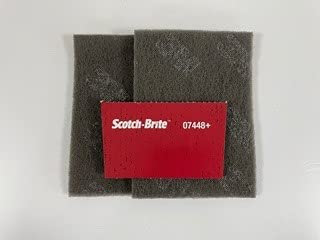 Genuine 3M Scotchbrite - Grey Hand Pad (Pack 2)