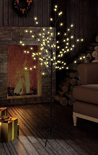 Premium LED-Baum/warm-weiß beleuchtet/verschiedene Größen/Lichterbaum für den Innen- und Außenbereich (120 cm mit 108 LED)