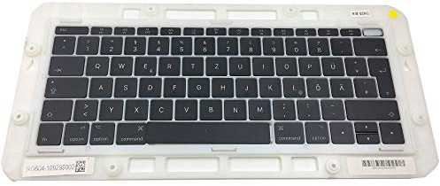 OLVINS Ersatzschlüsselkappensatz GR Deutsche Tastaturkappen Tasten QWERTY für MacBook Pro Retina 13 A1708 GR Tastaturtasten