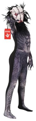 Morphsuits barn frö eater, halloween barn, halloween, halloweenkostym monster, svart monsterkostym barn, halloween kostym barn pojkar, zombie L