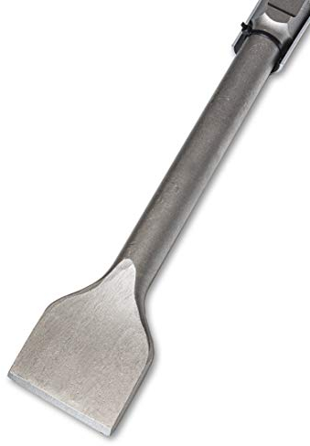 WERHE® Profi SDS HEX Spatmeißel 75 x 410 mm – Flachmeißel für Abbruchhammer – Robuster Werkzeugstahl