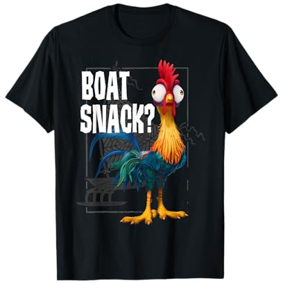 Disney Moana Hei Hei Boat Snack Portrait T-Shirt