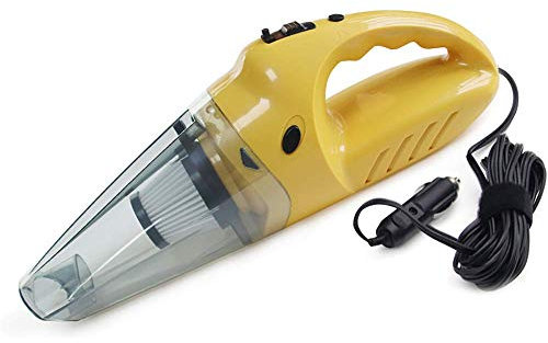 Samnuerly Aspirapolvere per Auto, Alta Potenza Dc12V 120W, Batteria al Litio 2000Mah, Lunga Durata, aspirapolvere Portatile Umido e Asciutto Portatile per la casa,