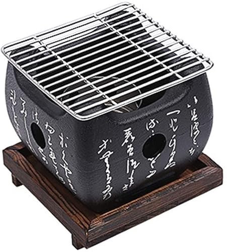 Japanischer Holzkohlegrill BBQ-Grill Tragbarer Camping-Grillherd Tragbarer Tischgrill für den Innen- und Außenbereich
