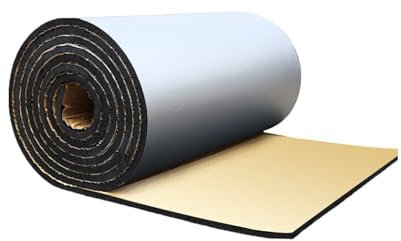 Tappetino isolante fonoassorbente ignifugo di spessore 5/10/15/20/25/30mm, pannello isolante in gomma-plastica ad alta densità, tappetino isolante in gomma autoadesivo per pareti esterne ( Dimensione