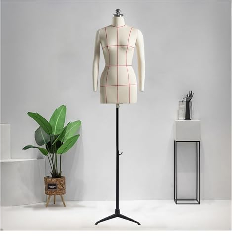 Nähen von Schaufensterpuppen, Schaufensterpuppen-Torso, Nähen von Schneiderpuppen mit dreieckigem Ständer, abgewinkelten Stiften, feststeckbarer Schaufensterpuppen-Körper, Schneiderpuppen-to