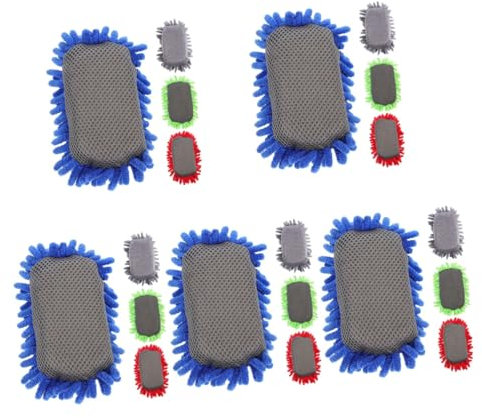 LALAFINA 20pcs Magnetic Erasers for Whiteboard Dry Erasers Case Office Classroom Accessories for Whiteboard Blackboard