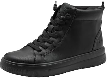 Jana Damsneakers High Vegan halvlång stövel, svart, 41 EU, svart, 41 EU