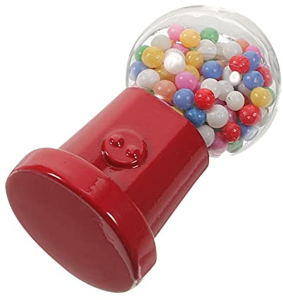 IMIKEYA Mini Macchina Per Caramelle Modellino Decorazione Per Casa Delle Bambole Mini Accessorio Per Negozio Di Caramelle in Miniatura