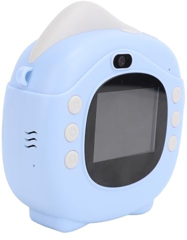 Generic Fotocamera di Stampa Termica Istantanea, Zoom Digitale Zoom Istantaneo della Telecamera Istantanea C Schermo IPS da 2,4 Pollici per il Viaggio (BLUE)