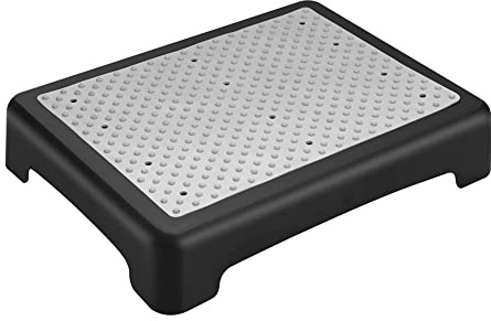 Harewtwy Escabeau Intérieur Extérieur Plate-Forme Escabeaux pour Personnes Âgées Senior, Escaliers de 3,5 Pouces
