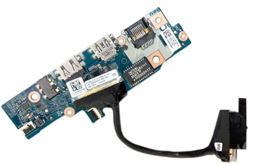 Gintai Ladeanschlusskarte RJ45 USB mit Kabel für Dell Latitude 3420 E3420 0F78FC Micro USB DC Port Charging Port Plug Dock Small Board Card