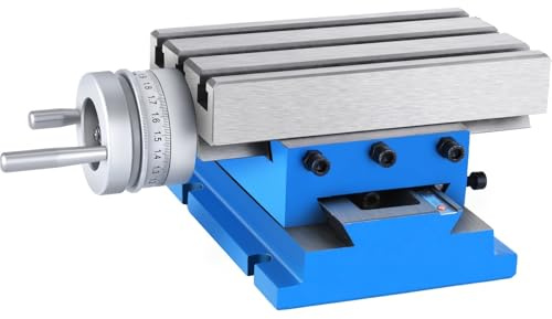 Lathe Machine, Milling Working Table Worktable Compound Slide Table for All Drill Stands Bench Drilling Milling Machine
