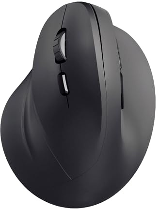 INOVU EG200V Lefty - Souris PC - Gaucher - Ergonomique - sans-Fil - Dongle USB - Portée 8m - 6 Boutons - DPI réglable - Légère : 90g