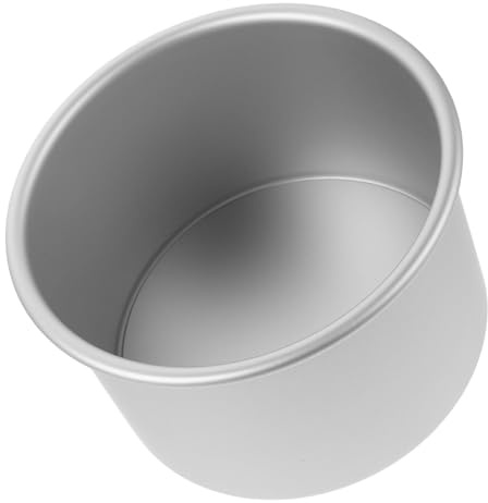 DECORNIJIA Molde Redondo para Pasteles con Fondo Desmontable Antiadherente Molde de Aluminio de 15 CM Tartas y Mousse Adecuado para Repostería y Celebraciones