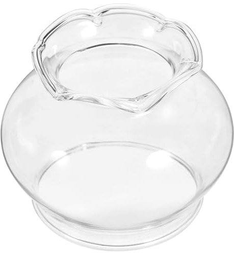DOITOOL Klarer Glaszylinder für Petroleumlampe Petroleumlampenschirm aus Robustem Glas für Einfache Reinigung Öllampenzylinder mit Klassischem Vintage-design für Heimdekoration