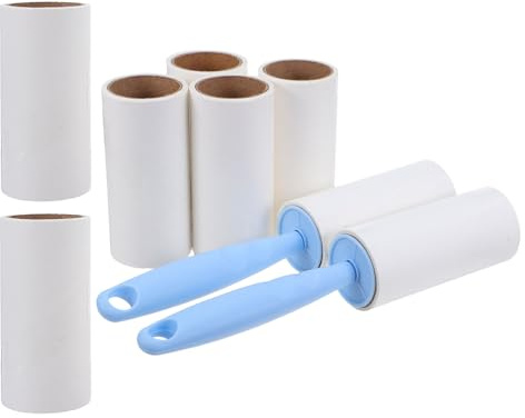 KOMBIUDA Lint Roller for Clothes Pet Hair Removal Sticky Refill Rolls Carpet Cleaner Lint Remover Roller Portable