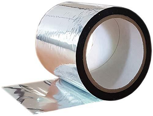 ROULEAU ADHESIF ISOLATION METALISE ASSEMBLAGE ISOLANT LAINE VERRE, MULTICOUCHE