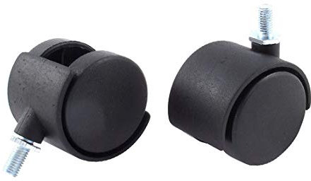 New Lon0167 Office Chair Featured 5/16 x 5/8 Reliable Efficacy Threaded Stem Nylon 2 Swivel Twin Caster Wheels 2pcs(id:a14 82 c4 d4e)