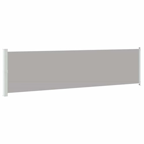 vidaXL Toldo Lateral retráctil para Patio Gris 614x160 cm