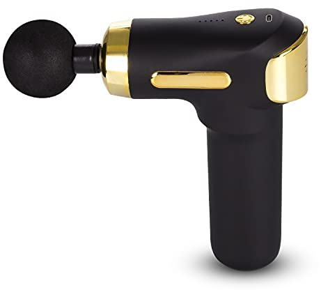 DAM Fascia Gun HY-668 Muskelmassagepistole, 5 Stufen mit Geschwindigkeit bis zu 3000 U/min, 4 Aufsätze.