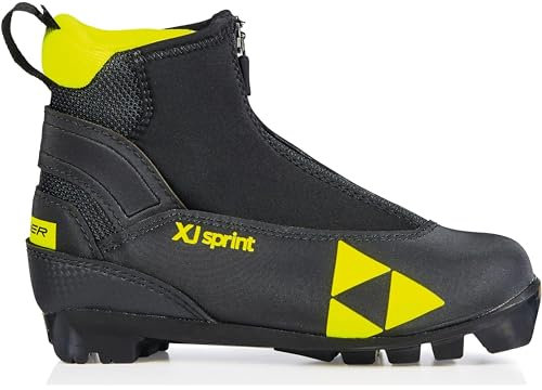Fischer Kinder Langlaufschuhe XJ Sprint black-yellow 31