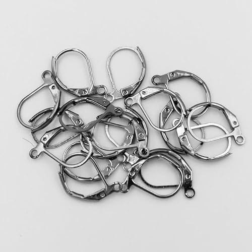50 st 10 x 16 mm spakörhänge fransk krok örontråd med öppen ögla allergivänliga dinglande örontråd fynd för smyckestillverkning