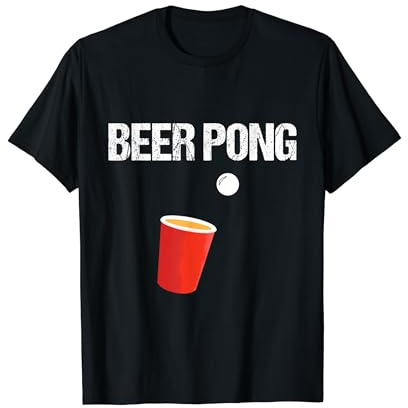 Beerpong Herren Bier Pong Bierpong T-Shirt