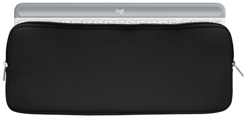 kwmobile Custodia Tastiera Wireless Compatibile con Logitech MK470 - Porta Tastiera PC Portatile - Copri Tastiera Computer Nero