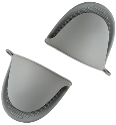 Norhogo Coppia Presine in Silicone da Cucina, Mini Guanto da Forno Antiscivolo, Guanto da Cucina in Confezione Doppia per Cucinare, Cuocere, Grigliare e Barbecue