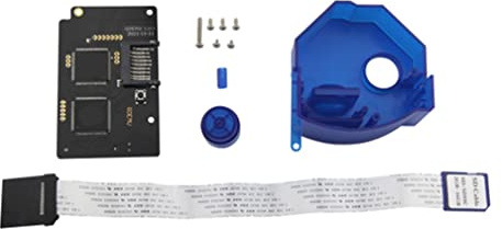 DKSooozs DC V5.15B GDEMU Optical Drive Simulation Board for DreamCast and Colorful Remote SD Card Mount Kit for GDEMU(Blue)