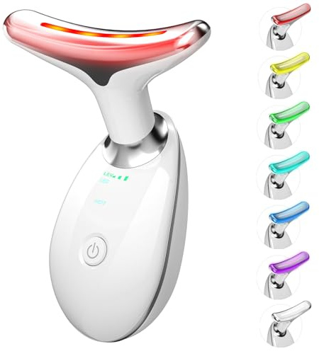 7 in 1 Face Massager Tool, Red Light Therapy for Face and Neck, Red Light Therapy Wand, Face Neck Sculpting Tool for Skin Care