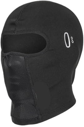 SHBHWS Winddichte Kopfbedeckung Winter Fleece Radfahren Kappe Hut Winddicht Männer Frauen Sport Schal Sturmhaube Ski Fahrrad Motorrad Laufen Hals Wärmer Sturmhaube Motorrad(283 Black)