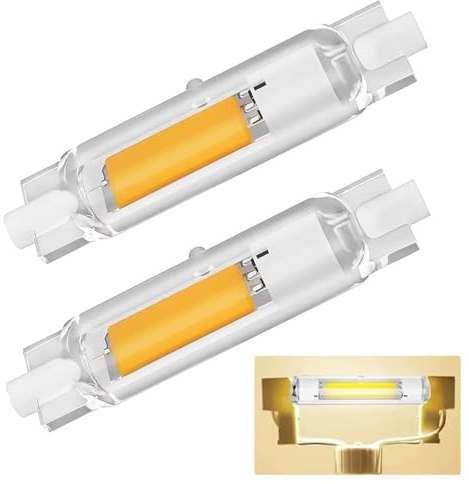 Dvnoua LED R7S 78/118mm 20W Dimmbar für Flur/Deckenlampe/Stehlampe, 2 PCS