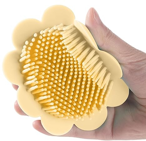 Cradle Cap Brush for , Bath Brush, Silicone Scalp Massage Service, Soft Bristle Massage Scrubber for , Dry Skin Care