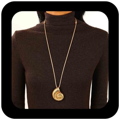 Cimenexe Bohemio Textura Concha Collar Gargantilla De Oro De Metal Concha Collares Colgantes Largos Collares De Cuello De Cera Marrón Concha Collar De Cadena De Cuerda De Cera De Joyería Para