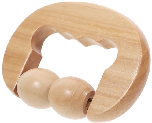 Holz Massagegerät D-form für Körper, Gesicht und Rücken