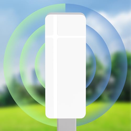 Outdoor Wlan Repeater , IP65 Wetterfester Outdoor Wlan Verstärker mit LAN-Anschluss, Repeater/AP Modus, 1200Mbps Wifi Verstärker für Außenbereich, unterstützt PoE, Eingebaute Versteckte Antenne